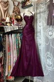 Vintage Halter Sheath Long Prom Dresses Beaded Satin Blue Evening Dresses Sleeveless Birthday Dresses HZ0311