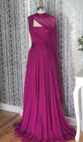Simple Prom Dresses Inspiration A Line Chiffon Fuchsia Semi Formal Party Dress For Teens High Schools HZ0311