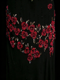 Vintage Mermaid V Neck Black With Beads Bodice College Formal Outfit Long Prom Graduation Dresses For Teens HZ0311