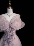 Modest A line Sweetheart Pink Sequins College Formal Sweet 16 Outfits Long Prom Dresses For Teens HZ0311