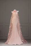 Sweet Mermaid High Neck Blush Pink Satin Floor Length Prom Dresses Formal Dress Birthday Outfits Prom Gown HZ0311