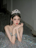Timeless Ball Gown Strapless Silver Sequin Long Prom Dresses Inspiration Party Dress Prom Gowns HZ0311