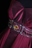 Retro A Line Sweetheart Chiffon With 90s Beaded Bodice Long Prom Dresses Inspo 18th Birthday Outfits Formal Dress HZ0311