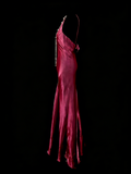 Modest Night Aesthetic Sheath Scoop Neck Burgundy Satin College Formal Outfit Long Prom Graduation Dresses For Teens HZ0311