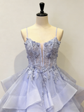 Stunning Prom Dress Spaghetti Straps Pleated Tulle Evening Dresses Gala Gown Birthday Party Outfits HZ0427