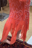Pretty Prom Dress Chiffon Spaghetti Straps Beading Evening Dresses Gala Gown Cocktail Outfits HZ0427