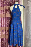 Fashion Prom Dress A Line V-neck Print Pleated Evening Dress Gala Gown Cocktail Outfits HZ0427
