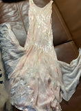 Shiny Prom Dress Crew Neck Tulle Long Cocktail Outfits Evening Dress Gala Gown HZ0427