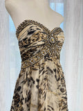 Stunning Prom Dress Sweetheart Print Cocktail Outfits Evening Dress Gala Gown HZ0427