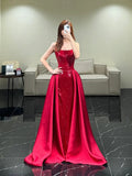 Modest Mermaid Off The Shoulder Wine Red Sequin With Ruffles Slit Long Prom Dresses Night Formal Dresses HZ0311