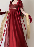 Pretty Imperial Prom Dress Blue Square Neck Pleated Gala Gown Evening Dress Party Outfits HZ0427