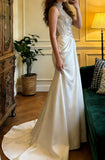 Gorgeous Prom Dress Crew Neck Beading Pleated Birthday Party Outfits Gala Gown Evening Dress HZ0427