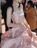 Pretty Ball Gown Light Pink Strapless Beading Pleated Evening Dress Quinceanera Dress 18th Birthday Prom Gown HZ0427