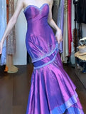 Charming Prom Dress Sweetheart Pleated Mermaid Gala Gown Fomal Evening Dress Graduation Dress HZ0427