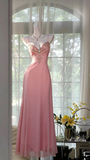 Gorgeous A line Spaghetti Straps Chiffon Red Formal Outfits Long Senior Prom Dresses High Schools Graduation Dresses HZ0311