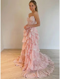 Sexy Ball Gown Off The Shoulder Lace Slit For Black People Girls Prom Dresses Sequin Long Formal Evening Party Gowns HZ0311