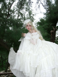Princess Wedding Dresses Ball Gown Off The Shoulder Lace Tulle White Brides Dress For Brides Fitted Long Bridal Gowns HZ0311