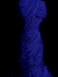 Vintage Mermaid One Shoulder Royal Blue With Tiered Layers College Formal Outfit Long Prom Graduation Dresses For Teens HZ0311