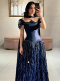 Customized Special Occasion Dress Long Sequins Prom Dresses Luxury Dress Sharon Happy Evening Dresses HZ0311