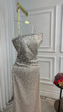 Modest Senior Prom Dresses High Schools Inspiration Mermaid Strapless Sequins Semi Formal Grad Long Prom Dress For Teens HZ0311
