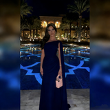 Timeless Sheath One Shoulder Chiffon Yellow Prom Dresses Inspiration Long Party Formal Wedding Guest Outfits HZ0311