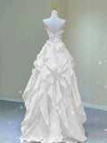 Pink princess evening dress, fairy party dress, girl¡¯s birthday flower dress Formal Evening Gowns HZ0311