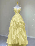 Pink princess evening dress, fairy party dress, girl¡¯s birthday flower dress Formal Evening Gowns HZ0311