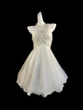 Vintage Ball Gown One Shoulder White Hoco Gowns Short 16th Birthday Dress Homecoming Dresses Cocktail Gown HZ0311
