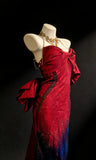 Unique Mermaid Sweetheart Burgundy Satin With Black Tulle Bodice For Women Long Prom Dress 20th Birthday Gowns HZ0311