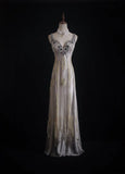 Vintage Prom Dresses 90s Formal A line Sweetheart Straps With Beadings Long Party Gowns Prom Dresses HZ0311