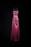 Simple Prom Dress Women Spaghetti Straps Pink A line Long Formal Dance Evening Party Gowns HZ0311