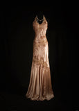 Women's Cocktail Party Gowns Mermaid Halter Blush Pink Satin Long Graduation Dinner Outfits Prom Dresses HZ0311