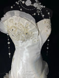 Timeless Long Wedding Gowns 70s Ideas Classy Dresses Mermaid Sweetheart Bohemian Style for Bride With Lace Corset Fitted Petite/Plus Size Bridal Gown HZ0311