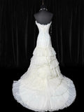 Dream Long Wedding Gowns 70s Unique Dresses Mermaid Sweetheart Bohemian Style for Bride With Lace Fitted Petite/Plus Size Bridal Dress HZ0311