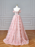 Modest Senior Prom Dresses High Schools Inspiration Ball Gown Strapless Pink With Beaded Semi Formal Grad Long Prom Dress HZ0311