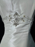 Vintage Long Wedding Gowns 1960s Dresses Ball Gown Strapless Style for Bride With Pleated Lace Train White Bridal Gown HZ0311