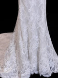 Timeless Wedding Gowns Dresses Romantic Mermaid Sweetheart for Bride Lace White Petite/Plus Size Bridal Gown For Women HZ0311