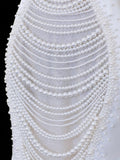 Timeless Wedding Gowns Dresses Romantic Mermaid Halter Pearls for Bride With Beadings White Petite/Plus Size Bridal Gown For Women HZ0311