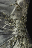Retro Ball Gowns Women's Cocktail Party Gowns Strapless With Beads Lace Cape Outfits 90s Long Graduation Dinner Outfits Prom Dresses HZ0311