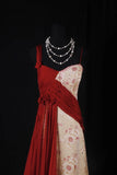 Vintage A line Irregular Shoulder Strap With Flowers Long Formal Old 1950s Prom Dresses Night Outfits Party Gowns HZ0311