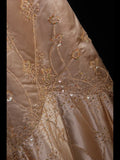 Classy Prom Dresses 1950s Mermaid Spaghetti Strap Champagne With Beaded Long Parties Gowns Evening Dress HZ0311