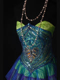 Cute Ball Gown Strapless Bud Green Tulle Short 16th Birthday Dress Homecoming Dresses Cocktail Gown HZ0311