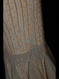 Vintage Mermaid Spaghetti Straps Tulle Yellow With Beads Bodice Long Prom Dresses Impress 20th Birthday Outfits Prom Gown HZ0311