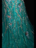 Vintage A line 1950s Sweetheart Tulle Green With Beads Long Prom Dresses Inspo 20th Birthday Outfit Formal Gowns HZ0311