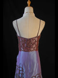 Retro 1950s A Line Spaghetti Straps Taffeta Grape Burgundy With Beads Long Prom Dresses Inspo 21st Birthday Outfit Formal Gown HZ0311