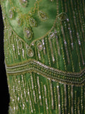 Vintage Mermaid Spaghetti Straps Green Tulle With Beads 18th Birthday Dress Homecoming Dresses Cocktail Gown HZ0311