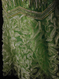 Vintage Mermaid Spaghetti Straps Green Tulle With Beads 18th Birthday Dress Homecoming Dresses Cocktail Gown HZ0311