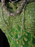 Vintage Mermaid Spaghetti Straps Green Tulle With Beads 18th Birthday Dress Homecoming Dresses Cocktail Gown HZ0311