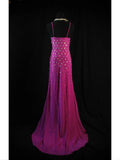 Vintage Mermaid Spaghetti Straps Fuchsia Chiffon 90s With Beadings Prom Max Dresses Inspo 19th Birthday Outfit Formal Dress For Women HZ0311