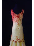 Vintage Mermaid V Neck Chiffon 70s With Beadings Yellow Prom Max Dresses Inspo 19th Birthday Outfit Formal Dress For Women HZ0311